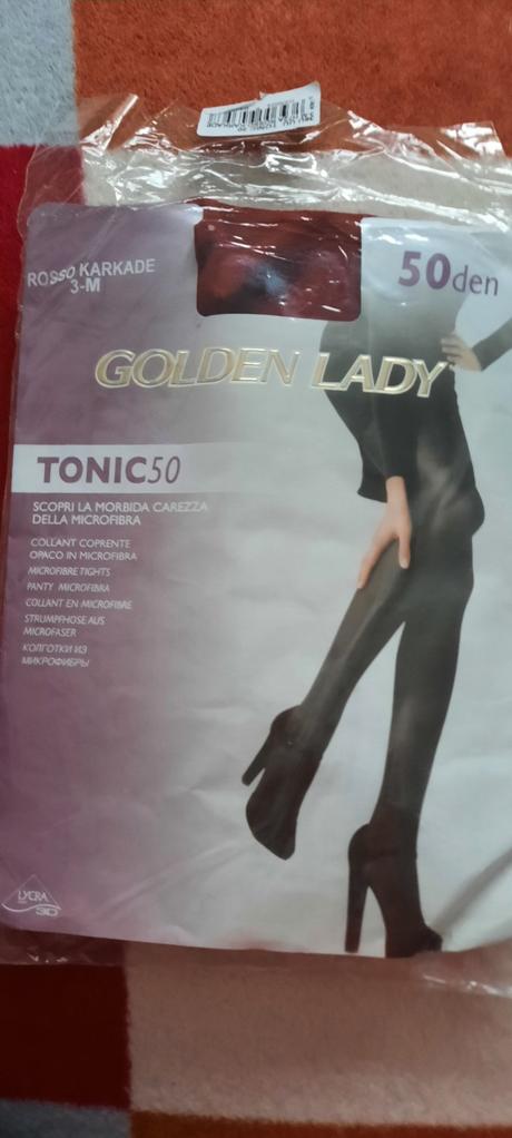 Pančucháče bordové zn. golden lady  vel. m  50 den, m