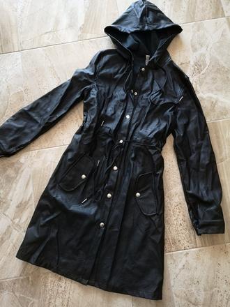 Koženkový kabát, m