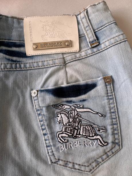 Burberry - džínsová sukňa, burberry,s
