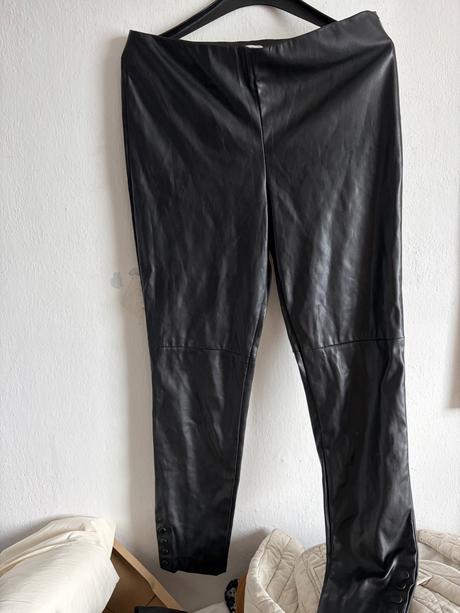 Mango kozenkove leginy nohavice  slim strih l, mango,l