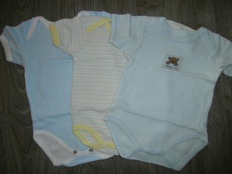 Body s krátkym rukávom 3ks, 68–80