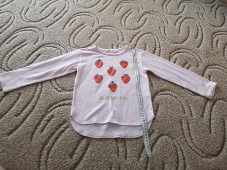 Tenký svetrík s jahôdkami, h&m,110