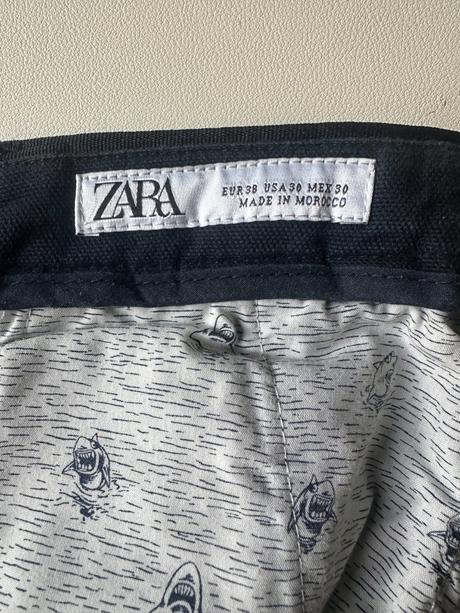 Tmavomodré pánske nohavice zara, zara,38
