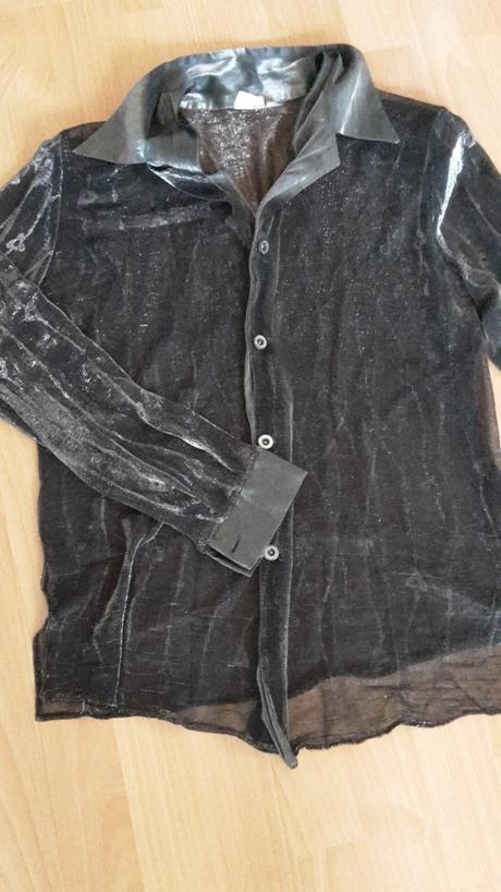 Priesvitna leskla bluzka, m