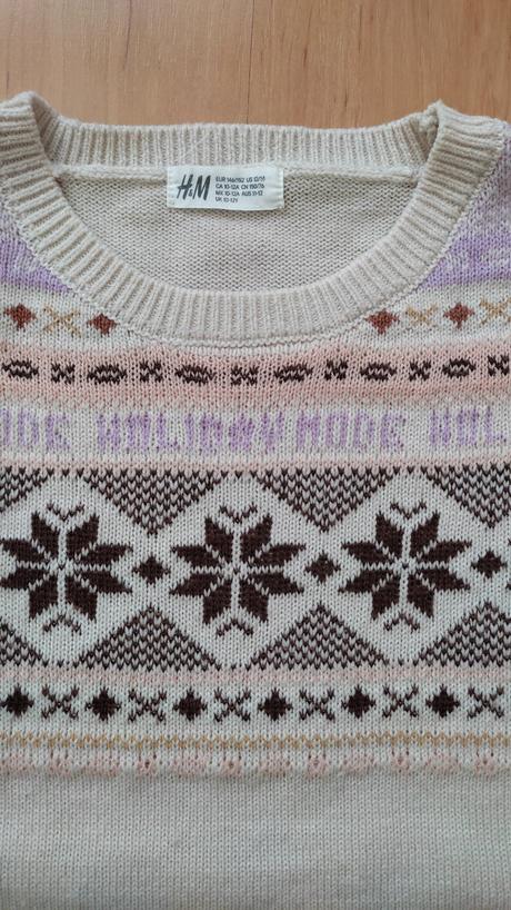 Sveter béžový, h&m,146