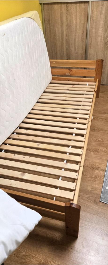 Postel a rošt spolu, šírka (cm): 90,dĺžka (cm): 200