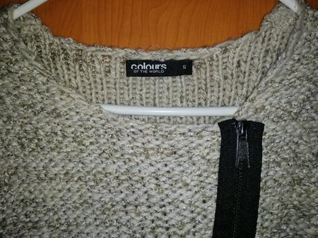 Dámský pletený sveter na zips, colours of the world,s