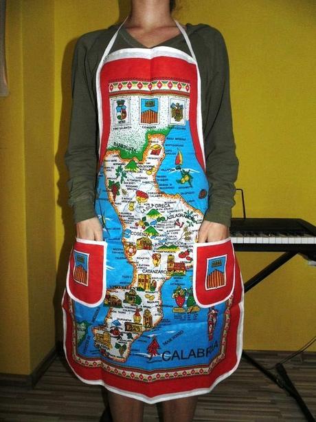 Kuchynská zástera kalábria, 