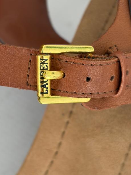 Ralph lauren kozenne 38 sandale sandalky pc 199e, ralph lauren,38