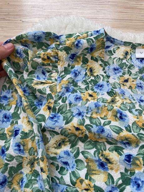 Letne kvetinove midi saty s ackovou suknou vila, 34