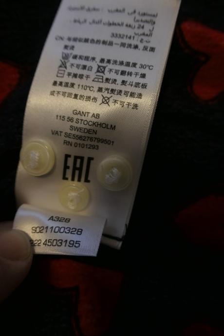 Gant monogram srdieckove luxusne saty vel. l-m, gant,40