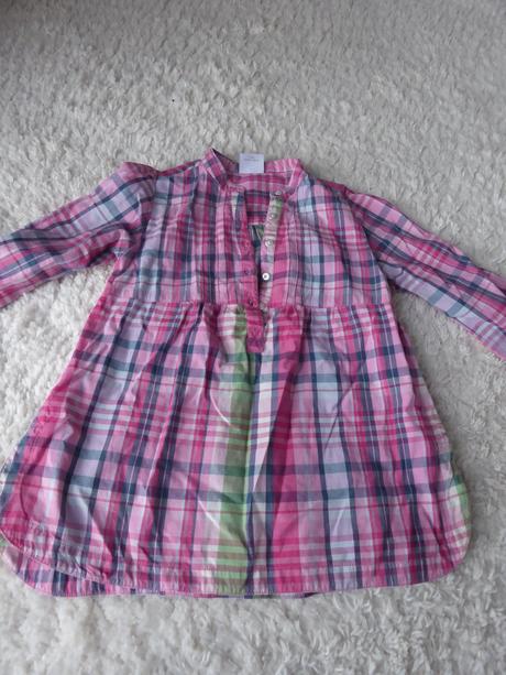 Károvaná košľa tunika, next,110