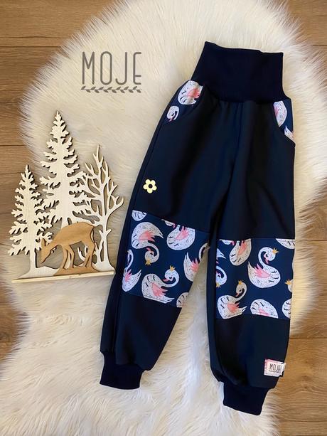 Softshell nohavice, 86 - 128