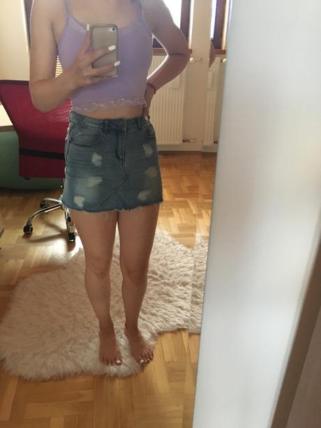 Sukňa rifľová, 146