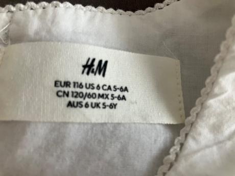 Letné šaty, h&m,116