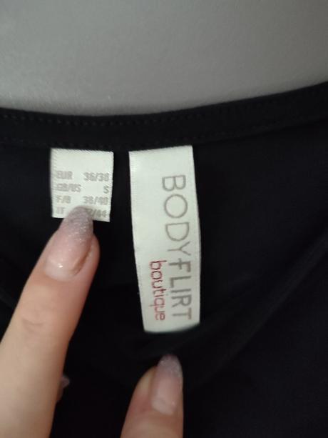 Čierna blúzka, bonprix,36