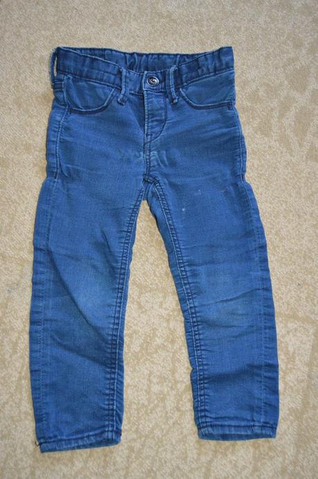 Rifle pre dievčatá  skinny, h&m,92