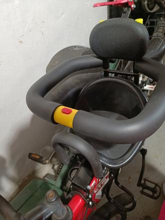 Predná detska sedacka na bycikel, 
