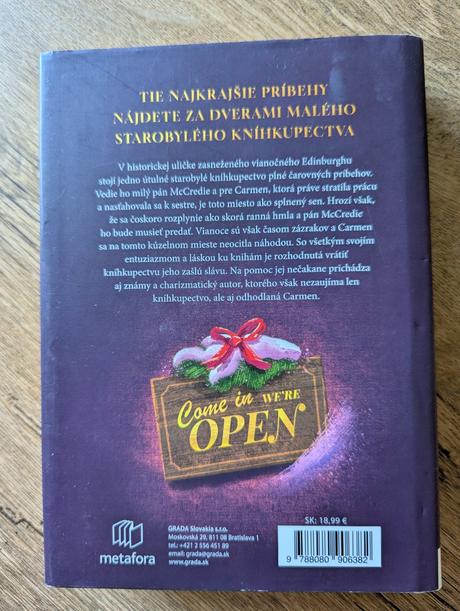 Kniha vianočné kníhkupectvo, 