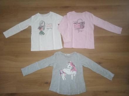 Tričká s dlhým rukávom, 128