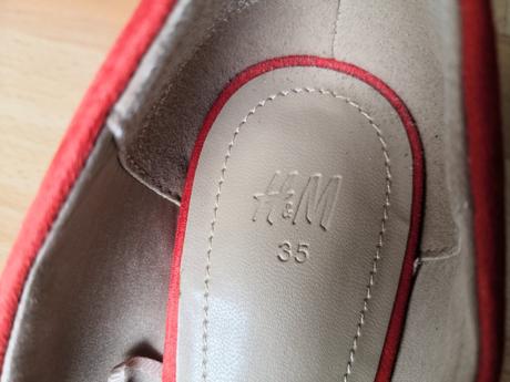 Semišové lodičky, h&m,35
