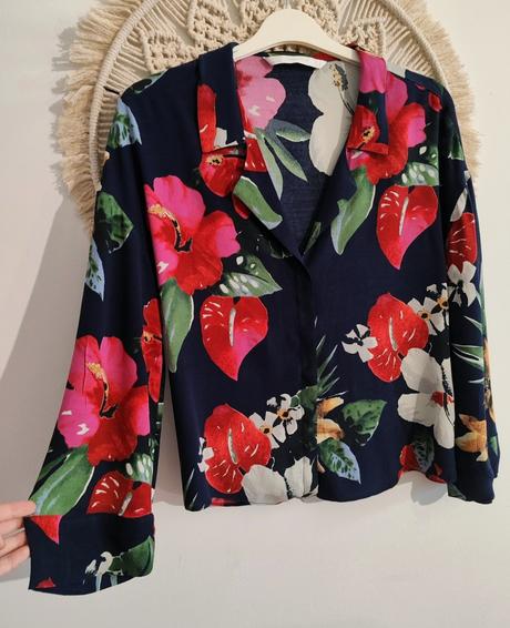 Blúzka s kvetmi zara, zara,s