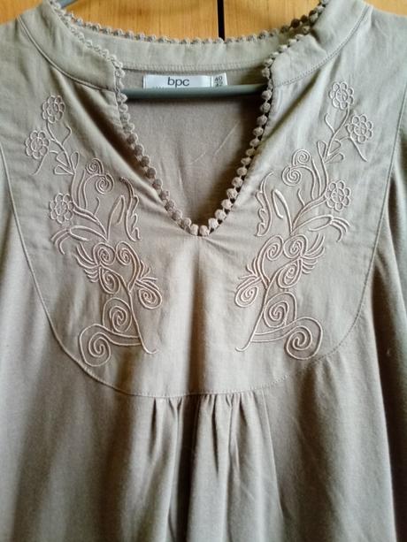 Olivová tunika, bonprix,42