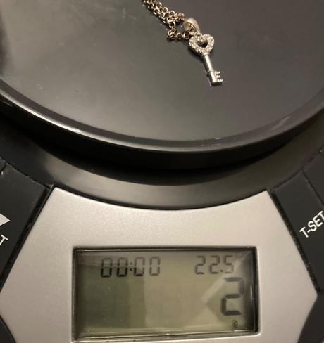 Strieborná retiazka na krk+prívesok kľúčik, 