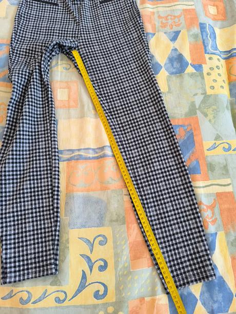 Kárované nohavice, stradivarius,m