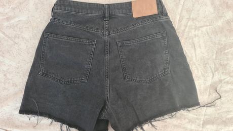 Damske riflove sortky, h&m,40