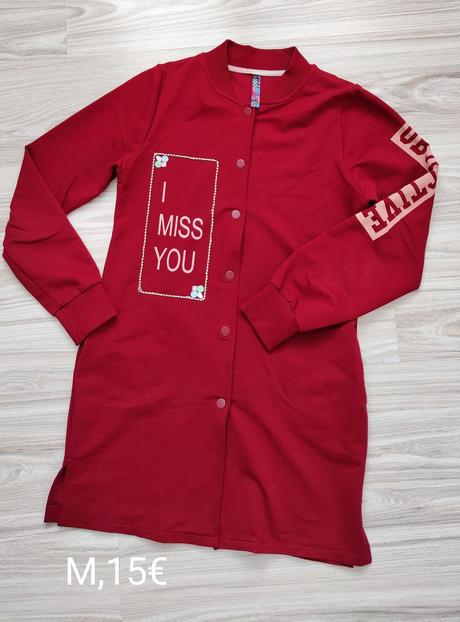 Dámsky teplákový kardigan, m