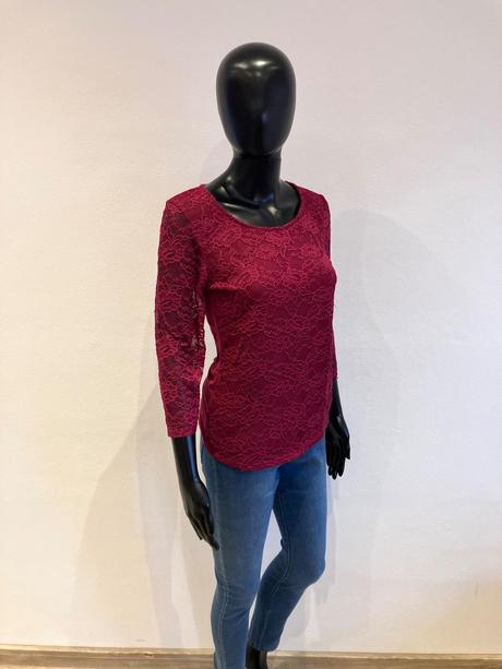 Dámske čipkované tričko amisu (m), amisu,m