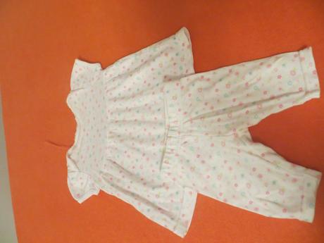 Súprava kvetovaných nohavíc a blúzky, f&f,56