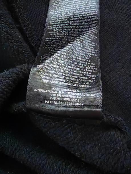 Karl lagerfeld originál ikonicka mikina s/m, s