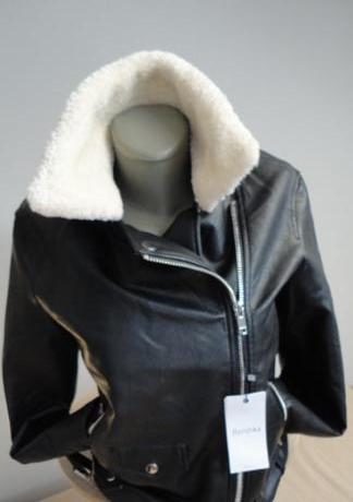 Dámska biker bunda -bershka -xs/s, bershka,xs