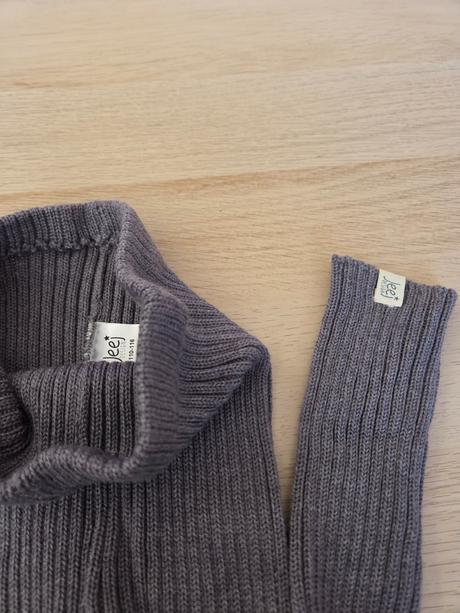 Merino rebrované nohavice grey 110/116, 110