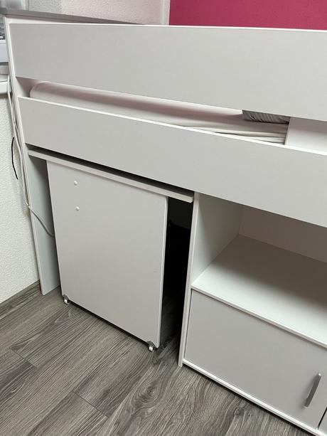 Detská vyvýšená posteľ, šírka (cm): 90,dĺžka (cm): 200