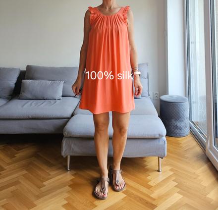 Hodvábne šaty comptoir des cotonniers, xs