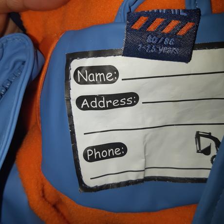 Chlapcenska prechodna vetrovka do dažďa, 80