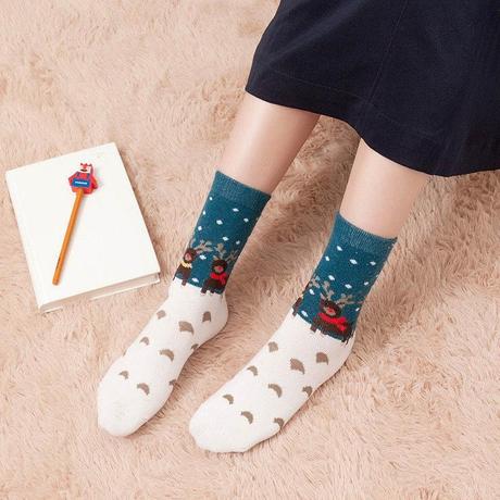 Vianocne ponozky sob modre, 