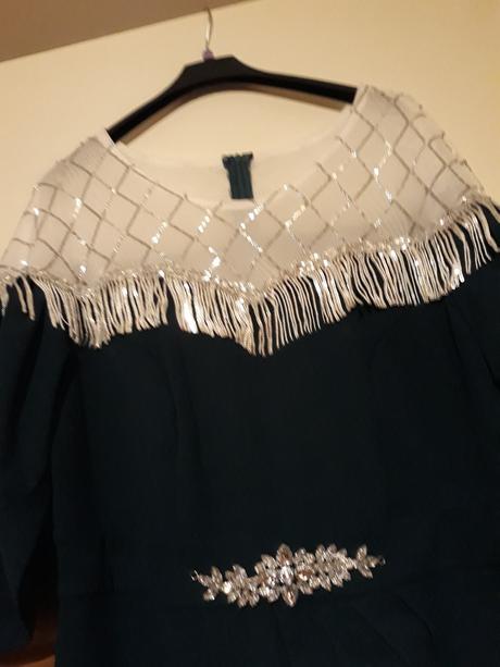 Smaragdove saty, xxl