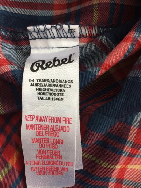 Košeľa chlapčenská rebel č.104, 3-4y, rebel,104