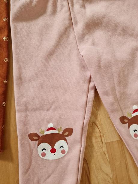 C&a zateplené legíny 2ks,veľ.92, baby club,92