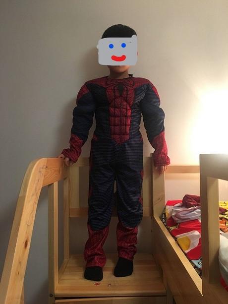 Kostým spiderman detský ihned k odberu viacero veľ,