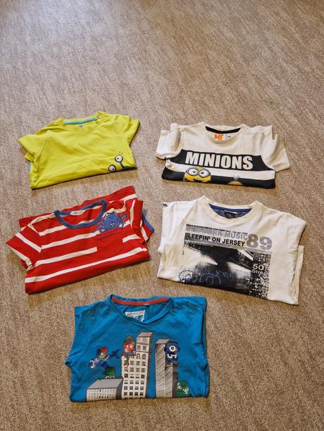 Tričká na doma, h&m,116