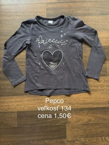 Tričká dlhý rukáv, pepco,134