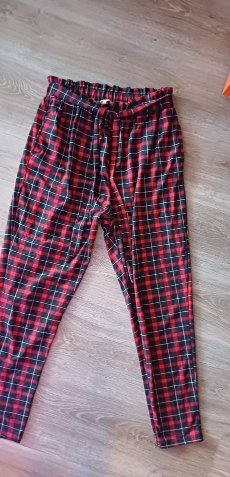 Karované nohavice., m