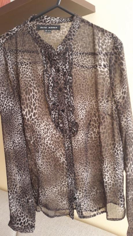 Leopardia blúzka, gate,xs
