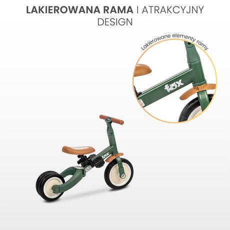 Toyz detské odrážadlo/trojkolka fox 4v1 beige,