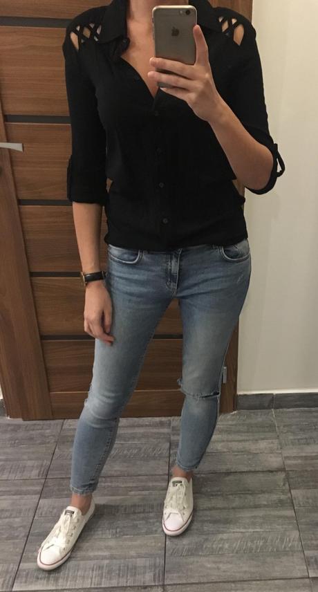 Čierna košeľa, amisu,xs